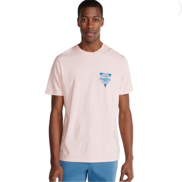 Chubbies Men's XL Peach The Weekend Has Arrived Graphic Print T-Shirt Preppy - Picture 1 of 7